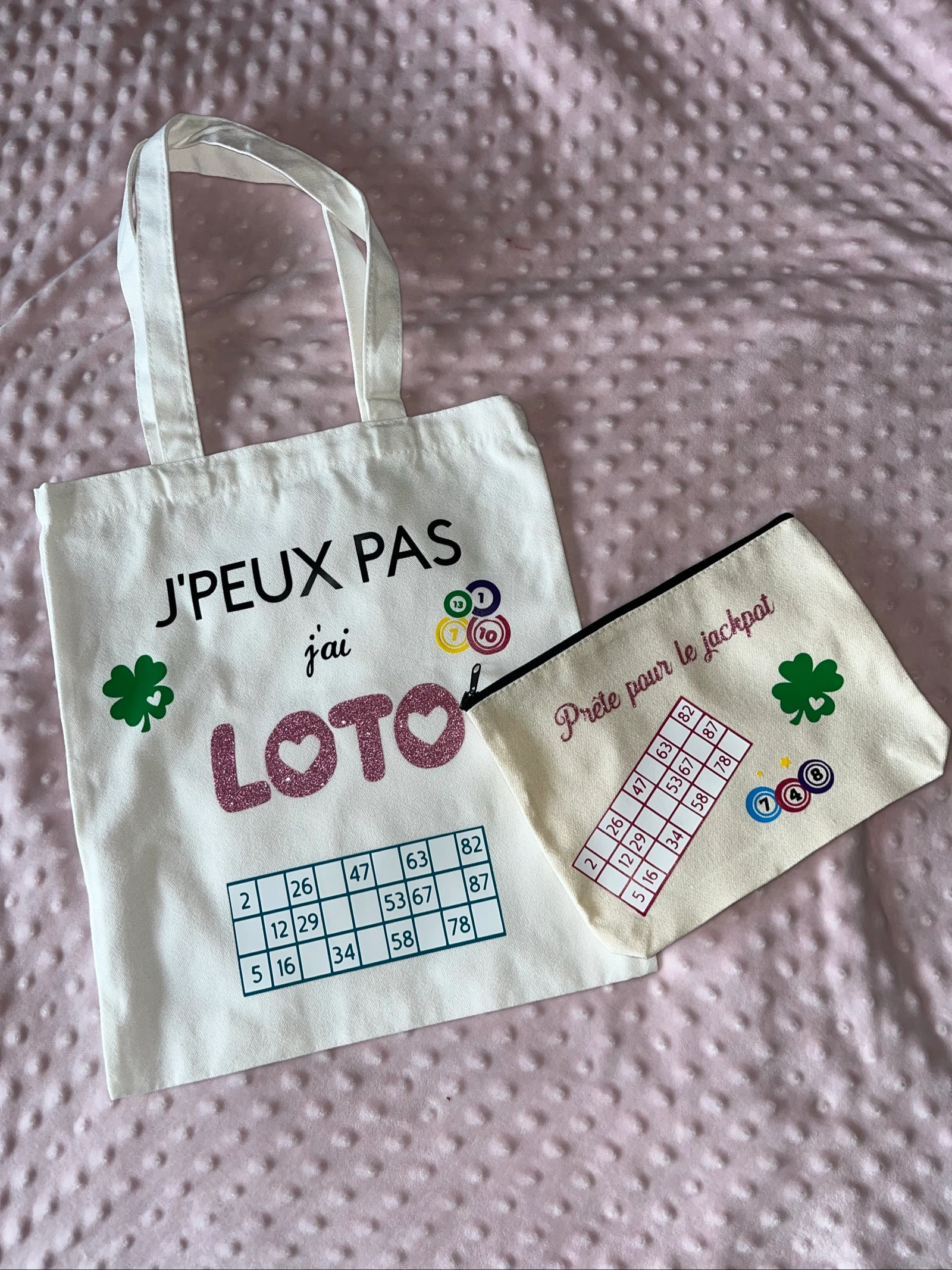 Tote bag + trousse loto 